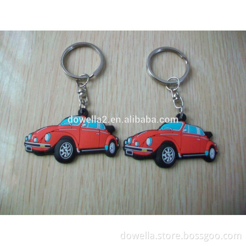 Custom personalized cheap soft 3D pvc keychain